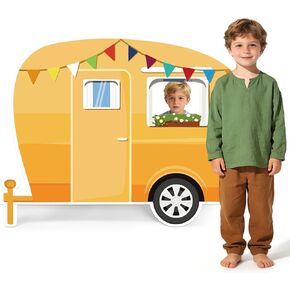 5 × 3 قدم خيمة تخييم من الورق المقوى القواطع الكبيرة السعيدة لحفلة التخييم الوقوف الديكور بالحجم الطبيعي مغامرة موضوع خلفية الدعائم للفصول الدراسية العودة إلى المدرسة غابة الغابات كشك الصور الطرف VBS in Kuwait