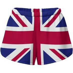سراويل قصيرة للسيدات خفيفة الوزن من Zakqeik، سراويل قصيرة كاجوال بعلم المكسيك، خصر مطاطي مريح in Kuwait