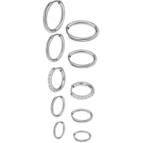 5 Pairs Small Gold Hoop Earrings for Women Hypoallergenic Stainless Steel Tiny Huggie Hoop Earrings 18K Real Gold Filled Lightweight Cute Trendy Lobe Cartilage Helix Mutiple Piercing for Women Men in Saudi Arabia