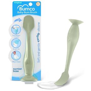 Bumco Diaper Cream Spatula (Mini) - BPA-free Butt Paste Diaper Cream Applicator, Soft & Flexible Diaper Rash Cream Applicator, Butt Spatula Baby, Mom-Invented Diaper Bag Essentials (Sage Green) in Kuwait