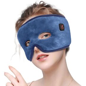 قناع الجيوب الأنفية، قناع العين الساخن اللاسلكي، تخفيف ضغط الجيوب الأنفية، 3 مستويات للحرارة، 2500 مللي أمبير، التهاب الجيوب الأنفية، تخفيف الصداع النصفي، 15 دقيقة إيقاف تلقائي، هدايا للنساء والرجال (رمادي) in Kuwait