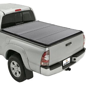 Albott 5 FT FRP غطاء سرير شاحنة صلب ثلاثي الطي لغطاء سرير Toyota Tacoma 2016-2026 للشاحنات (يناسب فقط الموديلات مع نظام السكك الحديدية على سطح المصنع) in Kuwait
