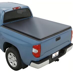 Albott 6.5 FT غطاء سرير شاحنة ناعم ثلاثي الطي لسيارة Toyota Tundra 2007-2026، يناسب سرير Fleetside مع أو بدون نظام السكك الحديدية على سطح السفينة in Kuwait