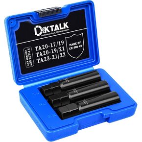 مجموعة مفاتيح مكونة من 10 صواميل، مجموعة مقابس حائطية سميكة لإزالة صواميل العروة، TA20-17/19، TA20-19/21، TA23-21/22، CR-MO (مجموعة من 3 قطع) in Kuwait