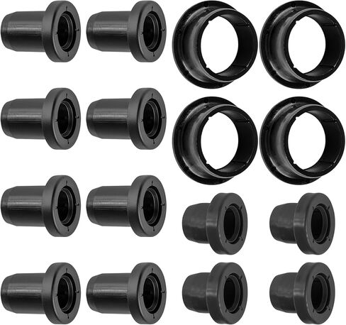 Caltric Rear Suspension Bushing Kit Compatible with Polaris Hawkeye 300 4X4 2007 in Saudi Arabia