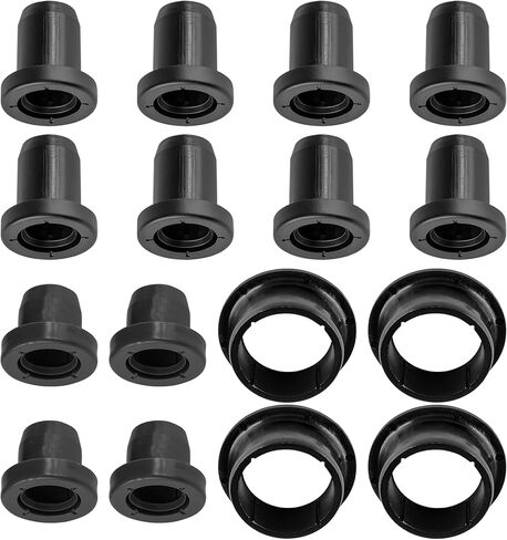 Caltric Rear Suspension Bushing Kit Compatible with Polaris Hawkeye 300 4X4 2007 in Saudi Arabia