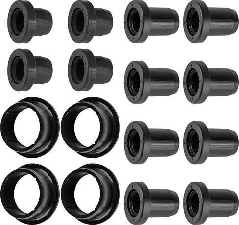 Caltric Rear Suspension Bushing Kit Compatible with Polaris Hawkeye 300 4X4 2007 in Saudi Arabia