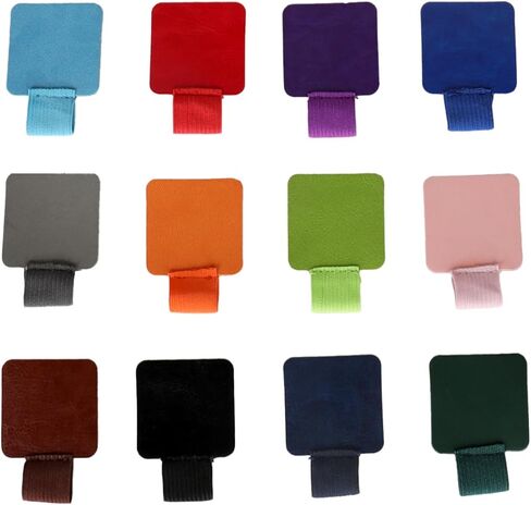 12 Pack Colorful Pen Loops - Self-Adhesive Elastic Holders with Elastic Design for Notebooks, Journals & Planners, Fits Most Pens (12 Assorted Colors) in Saudi Arabia