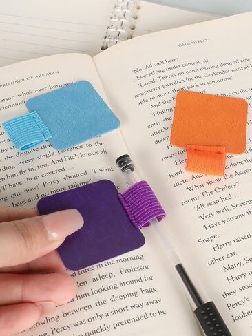 12 Pack Colorful Pen Loops - Self-Adhesive Elastic Holders with Elastic Design for Notebooks, Journals & Planners, Fits Most Pens (12 Assorted Colors) in Saudi Arabia