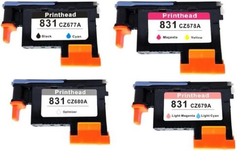 831 Printhead 831 Print Head Compatible with 831 for Latex 310 330 360 CZ677A CZ678A CZ679A CZ680A Universal Fit Third Party Replacement(1KC 1MY 1LCLM 1OP) in Saudi Arabia