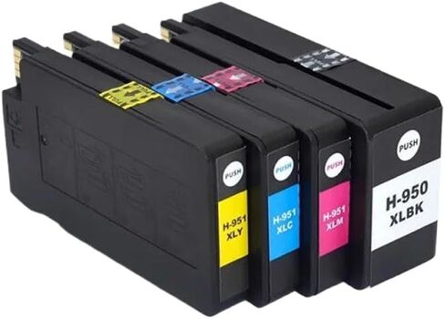 خرطوشة حبر 950XL 951XL متوافقة مع طابعة 8100 8600 8700 8610 8620 8630 8640 8660 8615 8625 251dw 276dw (3 مجموعة) in Saudi Arabia
