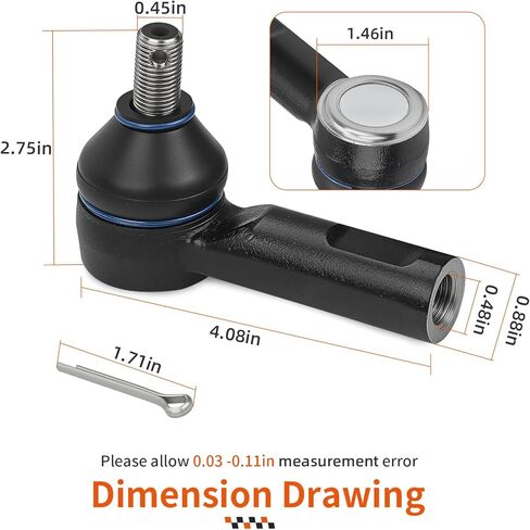 مجموعة نهاية قضيب التعادل لهوندا بايونير 700 700-4 SXS700M4 SXS700M2 2014-2024 53540-S47-951 in Saudi Arabia