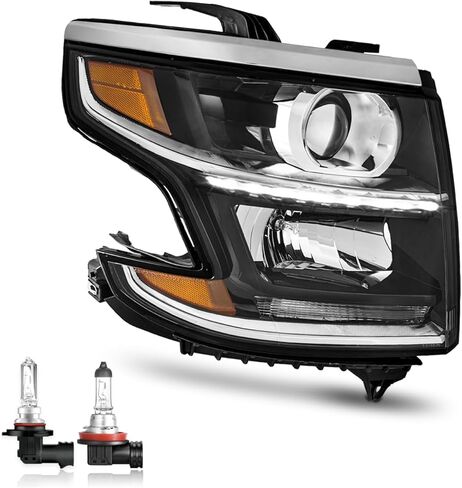 Headlights LED DRL Projector for 2015-2020 Chevy Tahoe/Suburban, 2016-2019 Chevy Suburban 3500HD Headlamp Replacement Driver & Passenger Side in Saudi Arabia