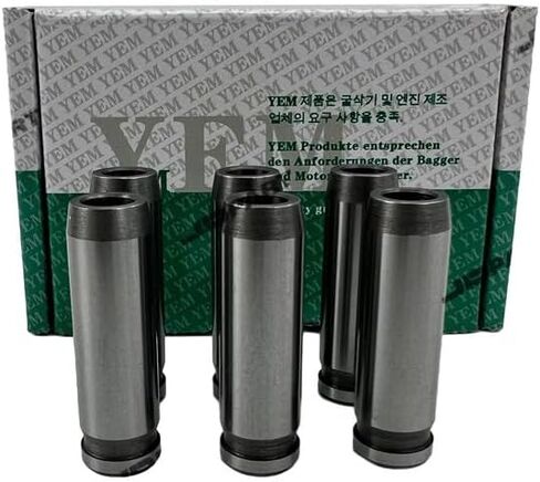 6 PCS K3D Intake and Exhaust Valve Guide Suitable For Mitsubishi Diesel Engine Parts Repair Replacement in Saudi Arabia