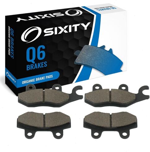 وسادات الفرامل العضوية الأمامية والخلفية من Sixity Q6 متوافقة مع Kawasaki EX300 Ninja 300 ABS SE BEFA BESA BFFA 2014 مجموعة كاملة in Saudi Arabia