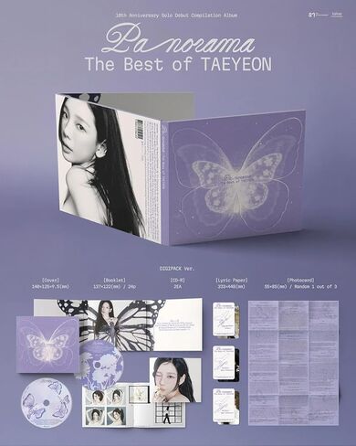 TAEYEON Panorama : The Best of TAEYEON 1st Best Album [DIGIPACK Ver.] 2CD + Booklet + Photocard + Lyric Paper in Saudi Arabia
