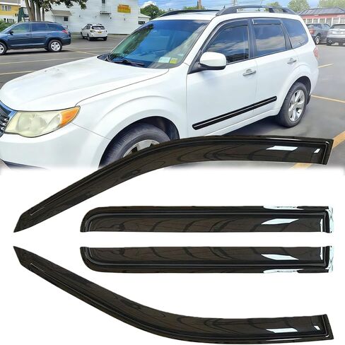 عاكسات الرياح للنافذة الجانبية المقاومة للمطر لسيارة KIA SPECTRA5 2005-2009 HTB، مجموعات حماية من المطر من الشمس بشريط، أقنعة نافذة جميلة المظهر للسيارات، عاكس تهوية لسيارة KIA SPECTRA5 05-09 HTB KIA15 in Kuwait