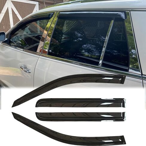 عاكسات الرياح للنافذة الجانبية المقاومة للمطر لسيارة KIA SPECTRA5 2005-2009 HTB، مجموعات حماية من المطر من الشمس بشريط، أقنعة نافذة جميلة المظهر للسيارات، عاكس تهوية لسيارة KIA SPECTRA5 05-09 HTB KIA15 in Kuwait
