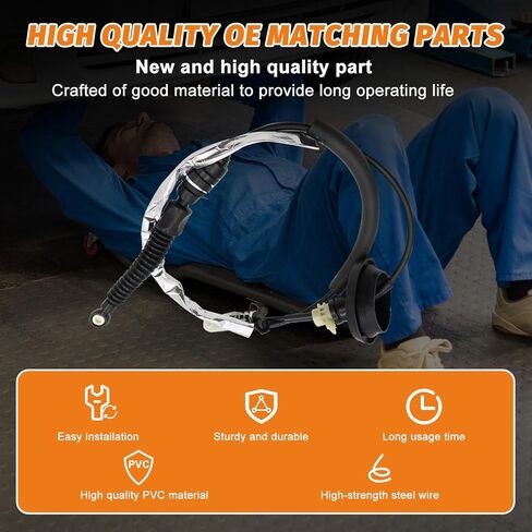 68164081AB 68164081AC Automatic Transmission Shift Cable Compatible with Dodge Dart 2013-2016 1.4L 2.0L 2.4L 6-Speed Auto Trans in Kuwait