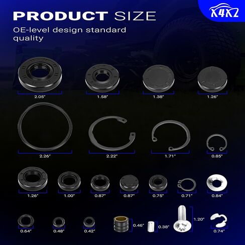 مجموعة ختم ناقل الحركة 72994 مناسبة لإعادة بناء Hydro-Gear ZT-2800، ZT-3100، ZT-3400، استبدال ناقل الحركة # 72994، 71410، 73107 (مجموعة من 30) in Saudi Arabia