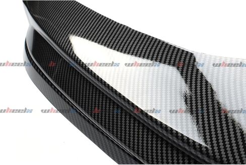 2014-2020 Compatible with BMW 4 Series F32 F33 F36 M Sport Front Lip Splitter, 4-Piece Design, Carbon Fiber Pattern ABS – WheelX (Not for Standard Bumper) in Saudi Arabia