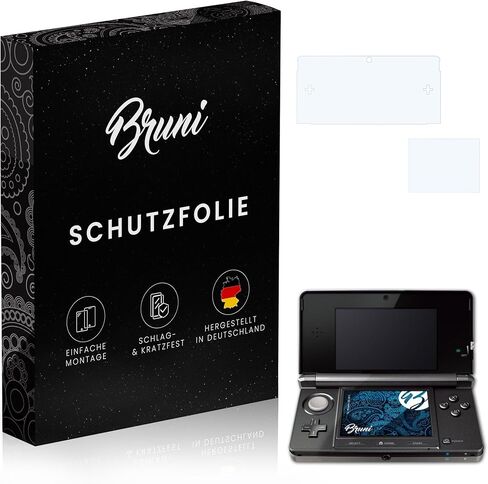 واقي شاشة متوافق مع طبقة حماية نينتندو 3DS 2011، طبقة حماية شفافة للغاية (مجموعة من 2) in Kuwait