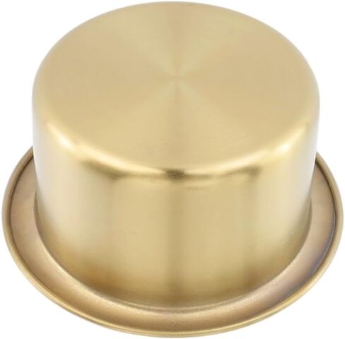 2pcs Stainless Steel Drop-in Cup Holders 3.23" Embedded Gold Drink Holders for RV Cars Trailer Game Table Sofa (4.21"×2.09") in Saudi Arabia