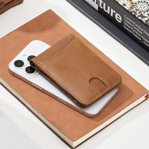 محفظة جلدية أصلية للرجال RFID حجب Bifold ضئيلة الحد الأدنى مع محافظ الجيب الأمامي الرجال هدية in Kuwait