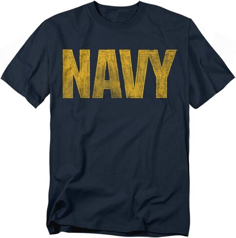 Popfunk Classic U.S. Navy Distressed Logo T Shirt & Stickers in Saudi Arabia