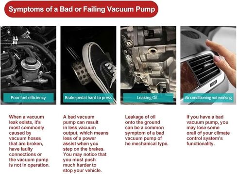 Brake Booster Vacuum Pump Engine 2.5L Compatible For VW Beetle Golf Jetta Passat Audi TT Quattro RS 2012-2013 904-817 07K145100C 07K145100H in Kuwait