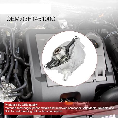 Brake Vacuum Pump Air Pump Compatible for Audi Q7 Compatible for Volkswagen 03H145100C 95511005003 95511005002 in Kuwait