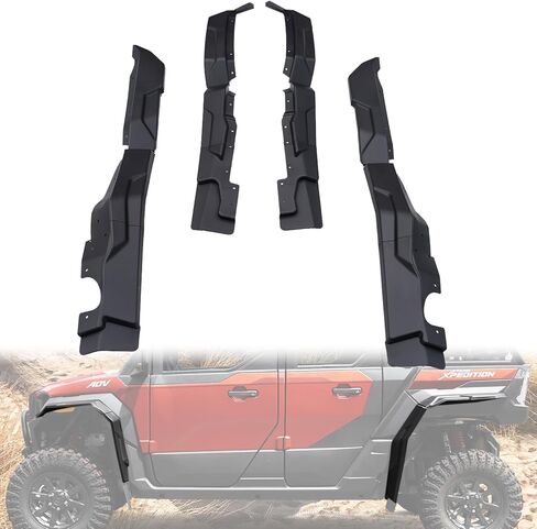 Full Coverage Fender Flares for Polaris Xpedition XP/ADV 2024+, Wide Mud Guards Front & Rear Mud Flaps for Xpedition Accessories Replace #2890638 (12pcs) in Kuwait
