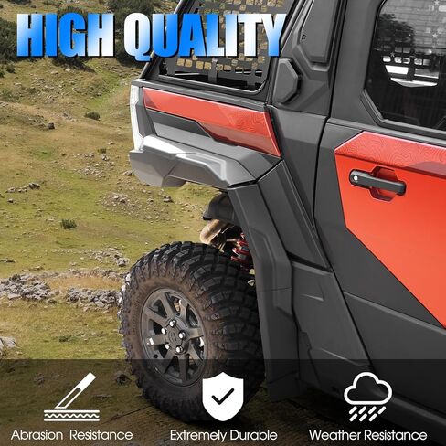 Full Coverage Fender Flares for Polaris Xpedition XP/ADV 2024+, Wide Mud Guards Front & Rear Mud Flaps for Xpedition Accessories Replace #2890638 (12pcs) in Kuwait