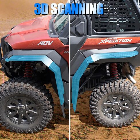 Full Coverage Fender Flares for Polaris Xpedition XP/ADV 2024+, Wide Mud Guards Front & Rear Mud Flaps for Xpedition Accessories Replace #2890638 (12pcs) in Kuwait