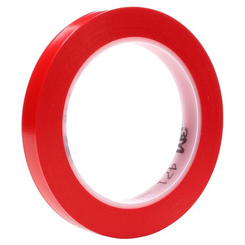 3M Vinyl Tape 471, 1/4 in x 36 yd, Red, 1 Roll, Red Floor Tape, Paint Alternative for Floor Marking, Social Distancing, Color Coding, Safety Marking in Saudi Arabia