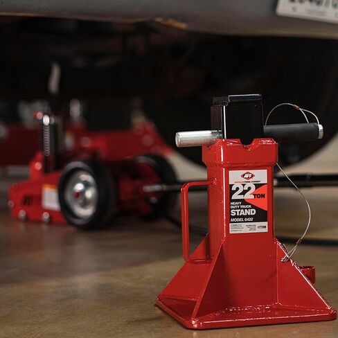 AFF 22 Ton Safety Stand Set - Heavy Duty Jack Stands for Trucks & Equipment - Pin-Style, Heavy Gauge Steel, ASME PASE-2019 - Pack of 2 - (Available in 2 Duty Levels) in Saudi Arabia