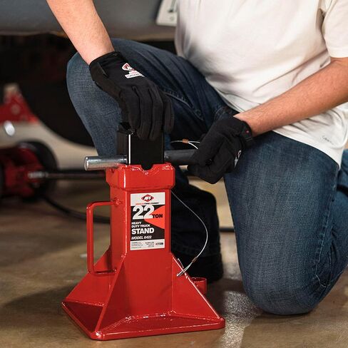 AFF 22 Ton Safety Stand Set - Heavy Duty Jack Stands for Trucks & Equipment - Pin-Style, Heavy Gauge Steel, ASME PASE-2019 - Pack of 2 - (Available in 2 Duty Levels) in Saudi Arabia