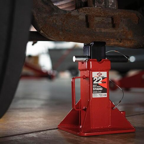 AFF 22 Ton Safety Stand Set - Heavy Duty Jack Stands for Trucks & Equipment - Pin-Style, Heavy Gauge Steel, ASME PASE-2019 - Pack of 2 - (Available in 2 Duty Levels) in Saudi Arabia