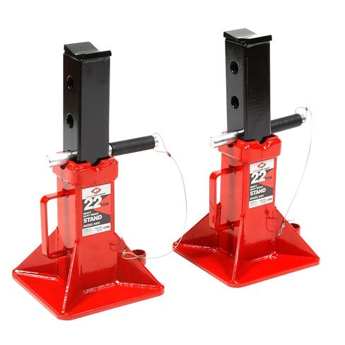 AFF 22 Ton Safety Stand Set - Heavy Duty Jack Stands for Trucks & Equipment - Pin-Style, Heavy Gauge Steel, ASME PASE-2019 - Pack of 2 - (Available in 2 Duty Levels) in Saudi Arabia