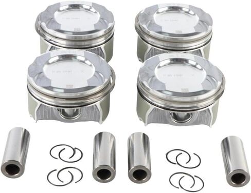 Engine Piston And Rings Set 92 9mm 24mm 8pcs Kit Compatible With W166 W221 W222 X166 GLS500 S500 E500 ML500 M278 4 6T 4 7T in Kuwait