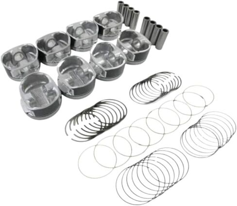 Pistons And Rings Set 5086010AB 5086011AB Compatible With 2003 2008 Ram 1500 2500 3500 5.7L HEMI OHV in Kuwait