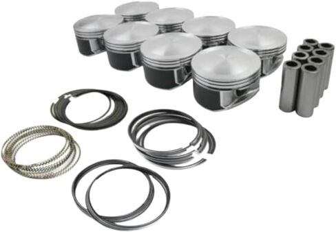 Pistons And Rings Set 5086010AB 5086011AB Compatible With 2003 2008 Ram 1500 2500 3500 5.7L HEMI OHV in Kuwait