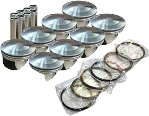 Pistons And Rings Set 5086010AB 5086011AB Compatible With 2003 2008 Ram 1500 2500 3500 5.7L HEMI OHV in Kuwait