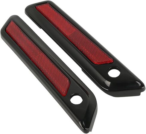 XFMT Black Saddlebag Hinge Latch Covers For Harley Touring Road King Street Glide Road Glide Electra Glide 2014-2024 in Saudi Arabia