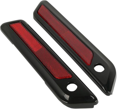 XFMT Black Saddlebag Hinge Latch Covers For Harley Touring Road King Street Glide Road Glide Electra Glide 2014-2024 in Saudi Arabia