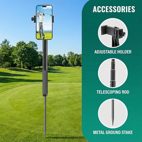WIGERLON Golf Ball Grabber Telescopic,Golf Ball Retriever Tool for Water and Bushes,Stainless Steel max 12ft in Kuwait
