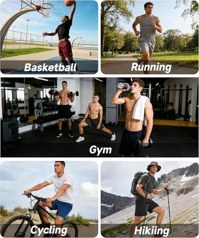Little Beauty 5 Pack Mens Shorts with Pockets Fast Dry Basketball Athletic Shorts for Men Running Gym Casual Activewear in Saudi Arabia