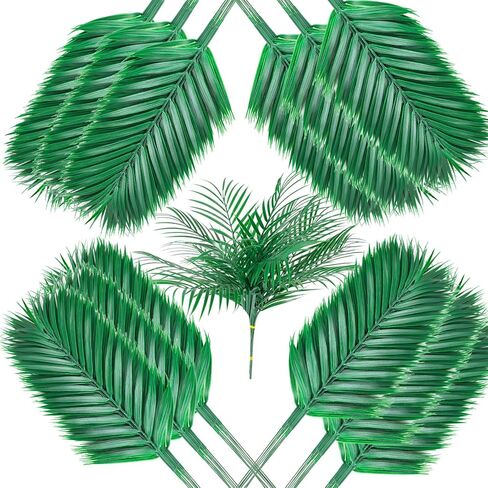 Palms Leaves for Palm Sunday, 60PCS Artificial Palm Branches Green Foliage Decorations for Home Party in Kuwait