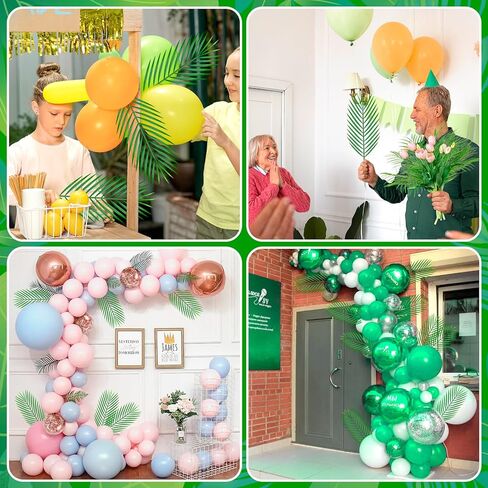 Palms Leaves for Palm Sunday, 60PCS Artificial Palm Branches Green Foliage Decorations for Home Party in Kuwait