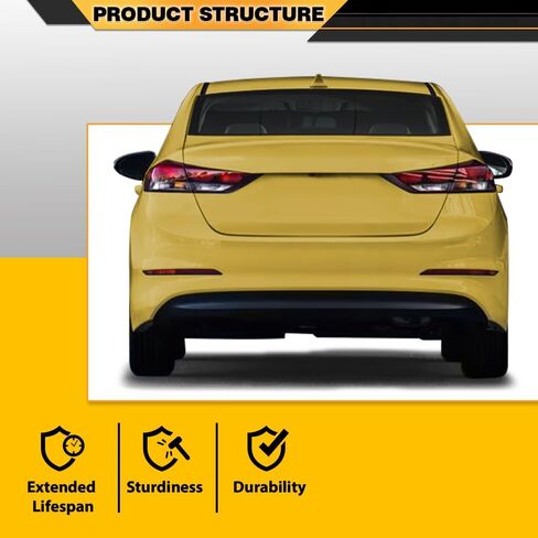 Rear Lower Bumper Valance Compatible with Hyundai Elantra 2017-2018 86612F2000 HY1195118 in Saudi Arabia